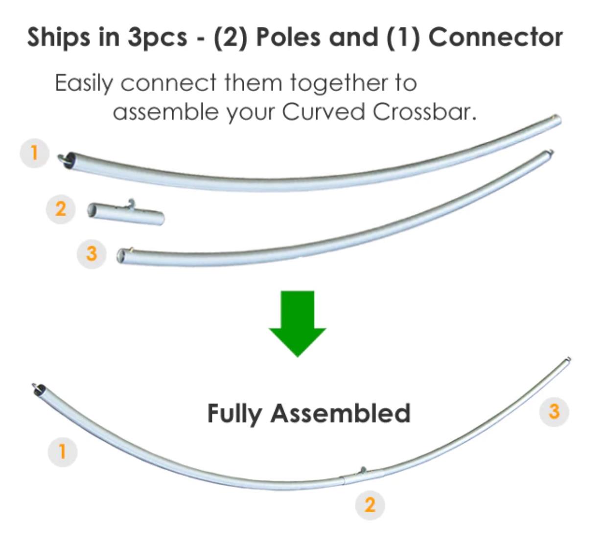Curved Crossbar (Bar Only)