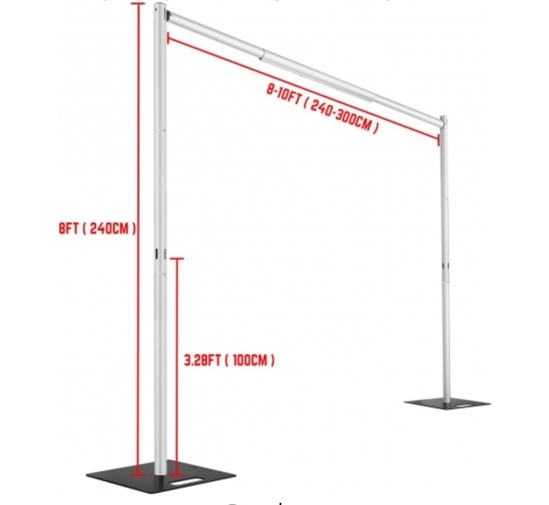 Backdrop Stand Kit 8ft x 10ft