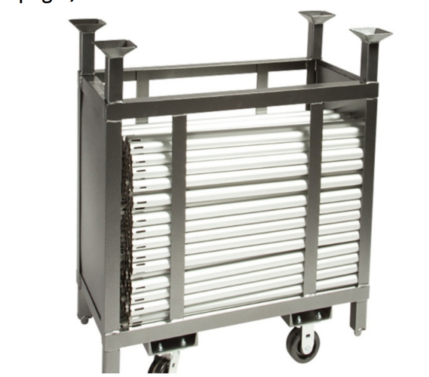 Pipe Cart (pack 100pcs 3ft 1.5inch fixed upright)