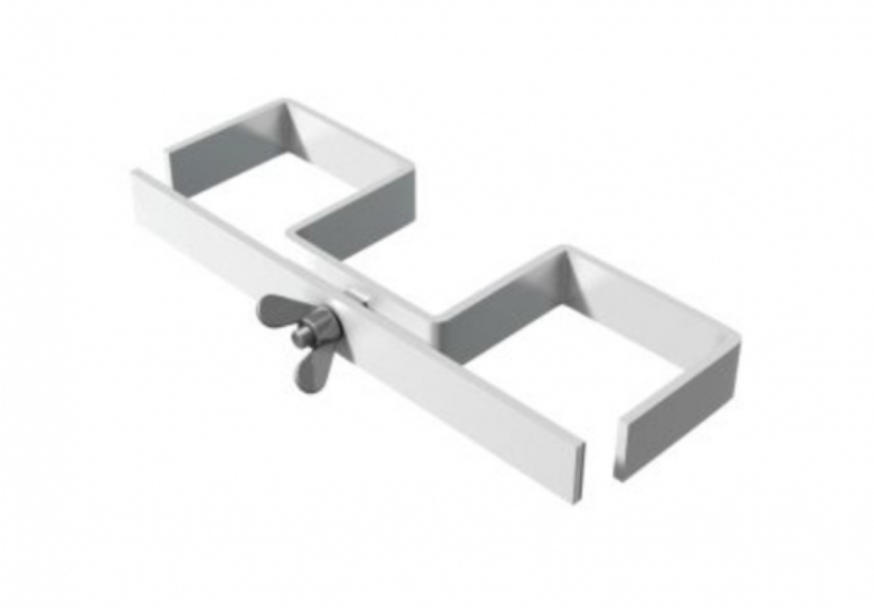 Two 60mm Square Leg Clamp