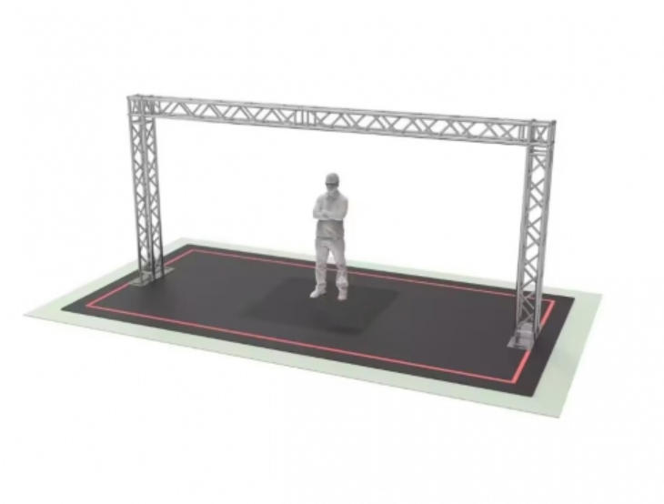19.75 ft W x 9.20 ft H Truss