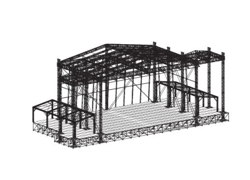 Peak Roof Truss Stage