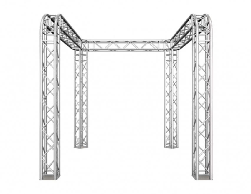 10x10x10 U-Shaped Truss