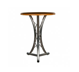 Solid Wood Top Truss Table