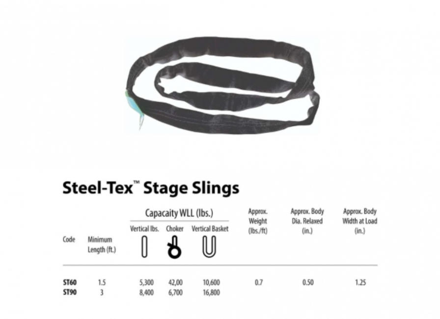 3 FT Round Stage Sling