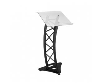 Plexiglass Black Truss Lectern