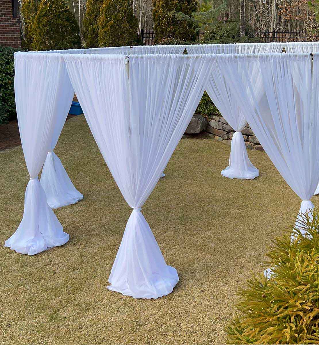 Sheer Chiffon for Wedding